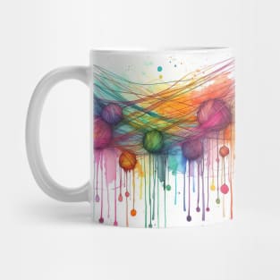 Psychedelic looking abstract illustration Mug